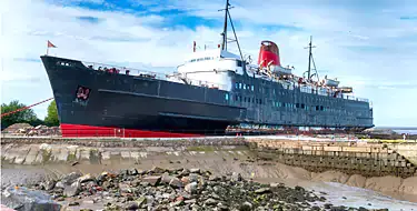 Embark on the famous Queen Mary British Ocean Liner