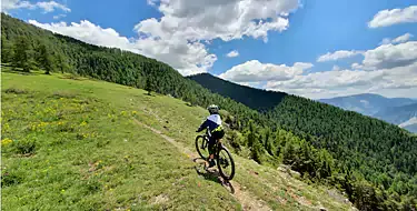 Mountain Biking on Transmountain Road