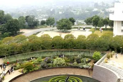 Roam art galleries and gardens in Getty Center