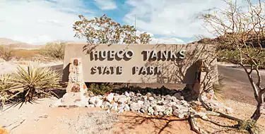 Rock Climbing in Hueco Tanks State Park