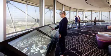 Tour the Reunion Tower GeO-Deck