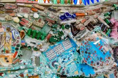 Walk through mosaics at Magic Gardens