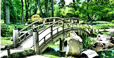 Wander through the Sunken Gardens